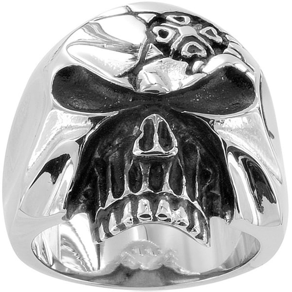 Stainless Steel Mens Skull Ring Discounts