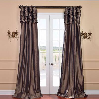 Buy Off White Faux Silk Curtains Drapes Online At Overstock