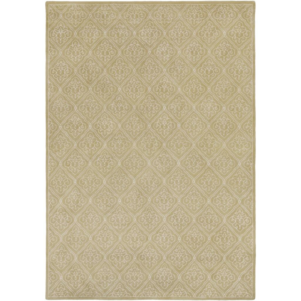 Hand-tufted Sarcelles Contemporary Geometric Wool Area Rug - 9' x 13' - 9' x 13'
