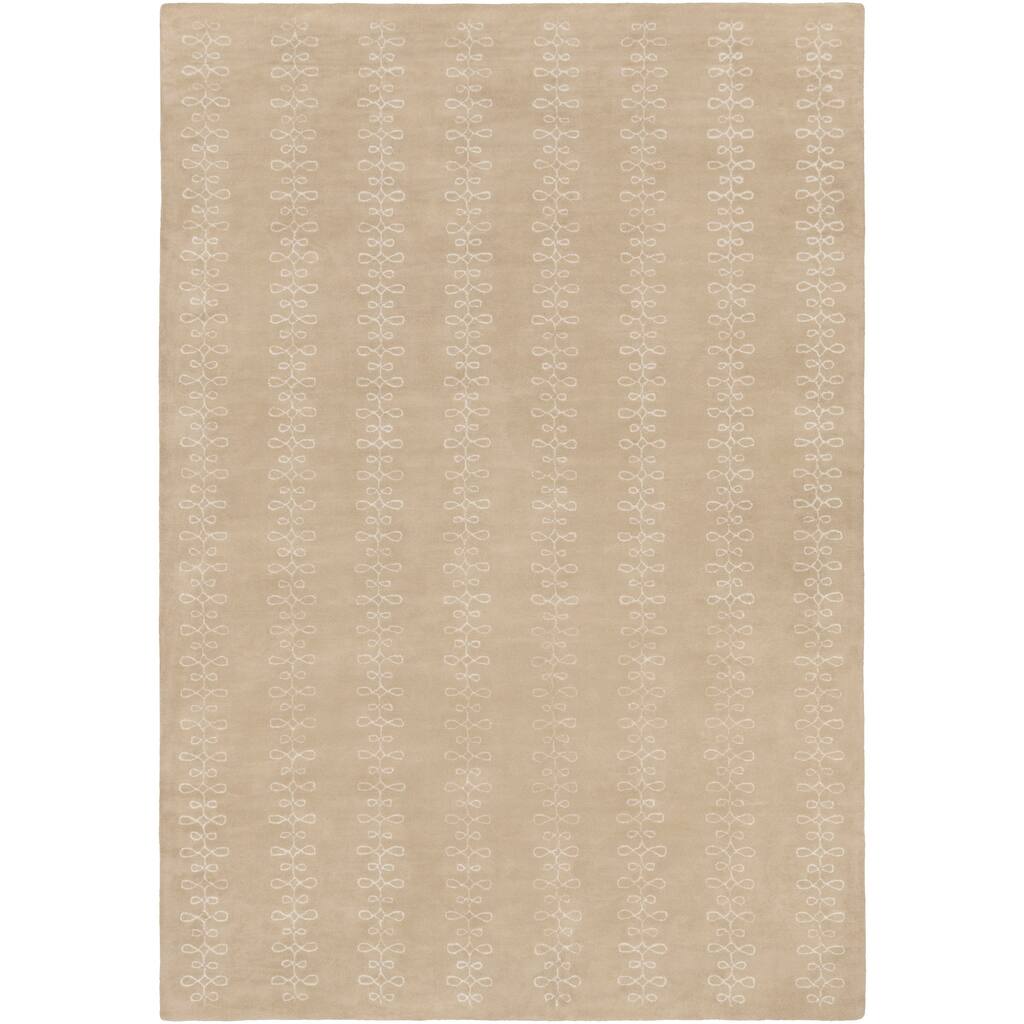 Hand-tufted Niort Geometric Pattern Wool Area Rug - 9' x 13'