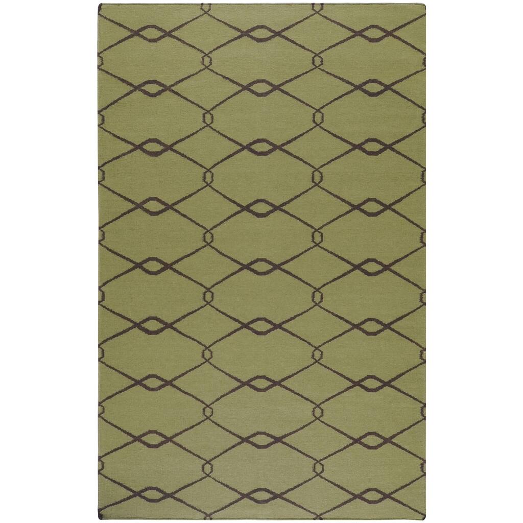 Hand-woven Bingley Wool Area Rug - 8' x 11'
