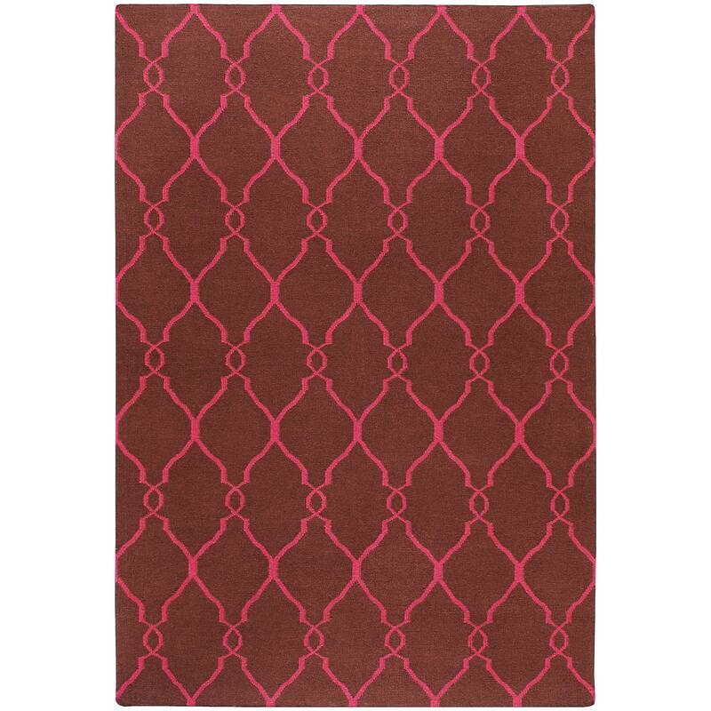 Hand-woven Bilston Wool Area Rug - 8' x 11' - 8' x 11'