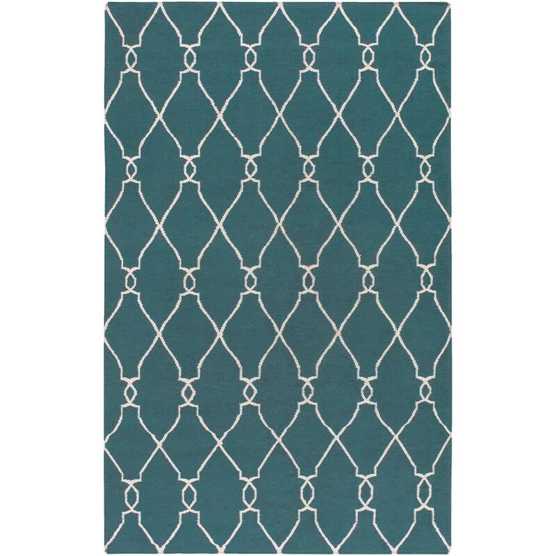 Hand-woven Bewdley Wool Area Rug - 5' x 8' - 5' x 8'