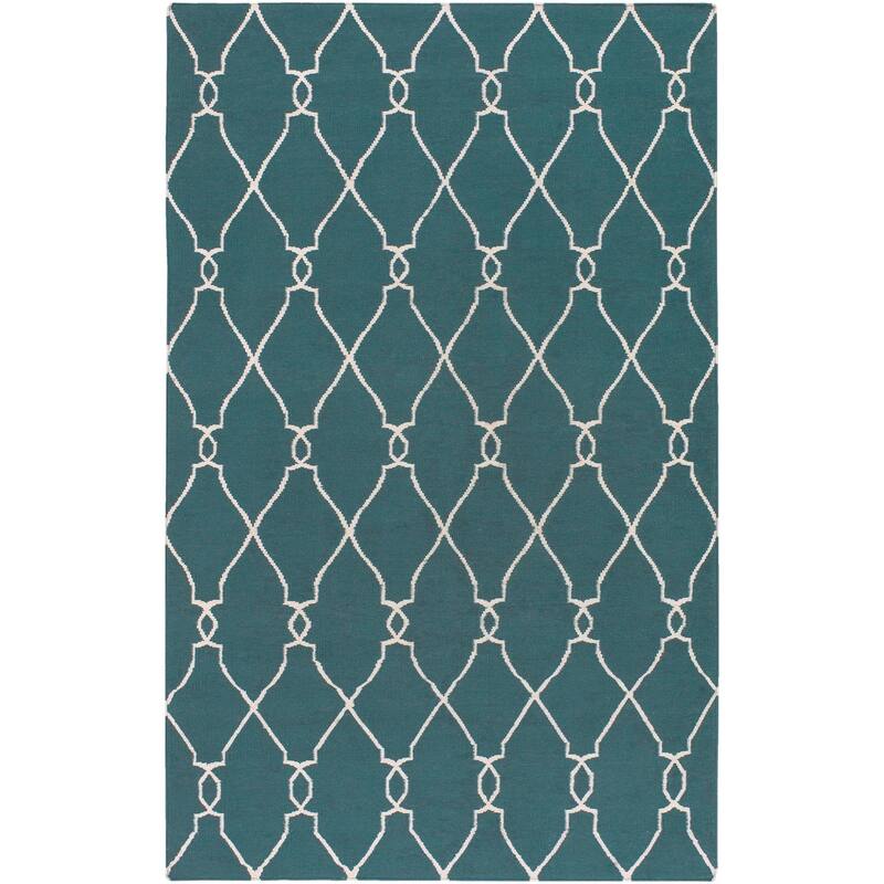 Hand-woven Bewdley Wool Area Rug - 5' x 8' - 5' x 8'