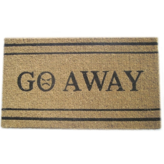 'Go Away' Coir Door Mat - Door Mat