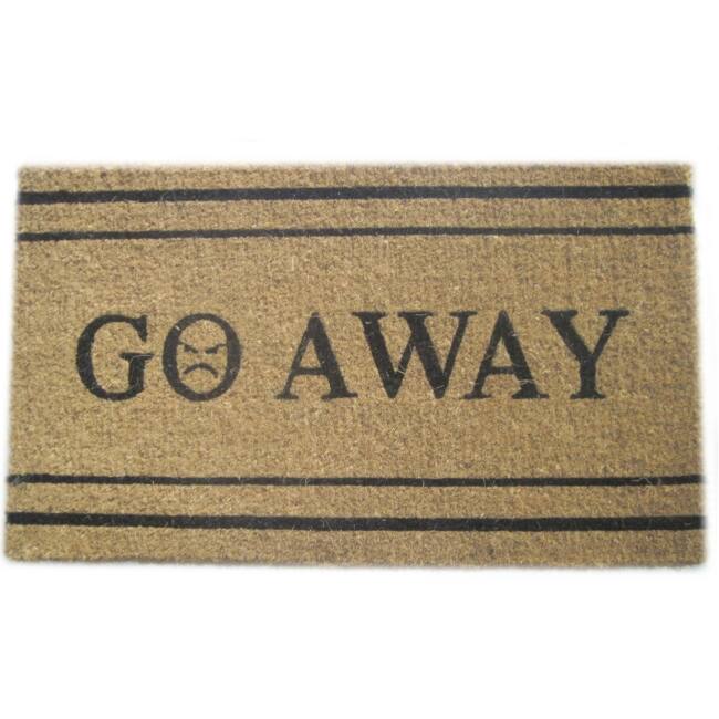 'Go Away' Coir Door Mat - Door Mat