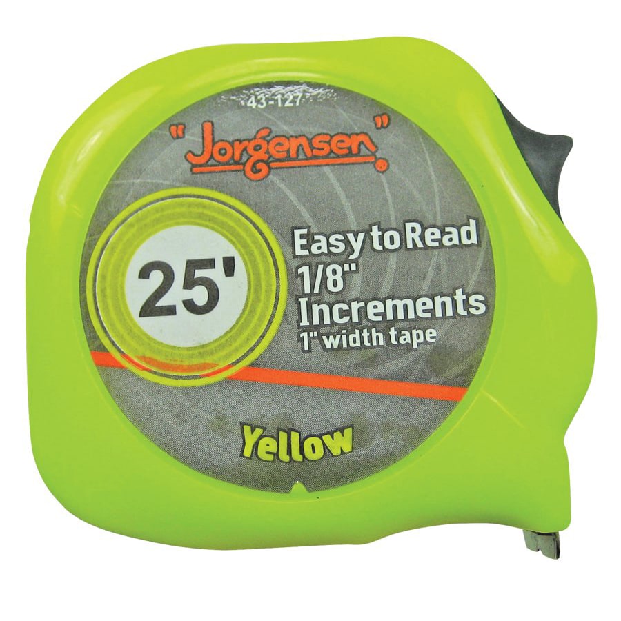 25-foot Neon Yellow E-Z Read Tape Measure