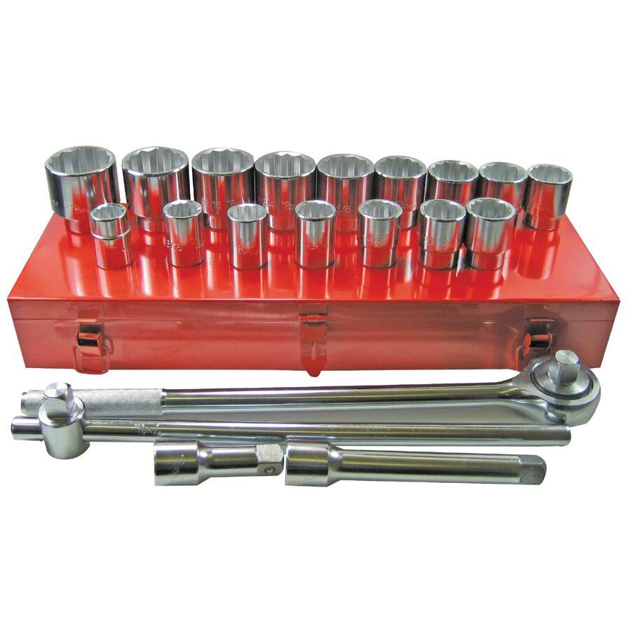 21-piece 3/4-inch Dr. Sae Socket Set