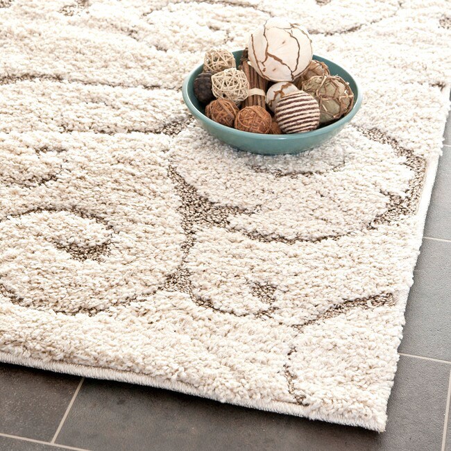 Ultimate Casual Cream/beige Shag Rug (33 X 53)