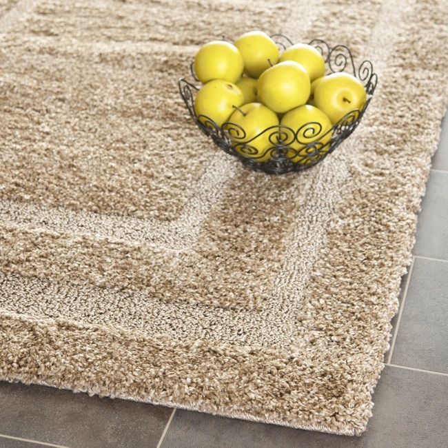 Casual Ultimate Beige Shag Rug (33 X 53)