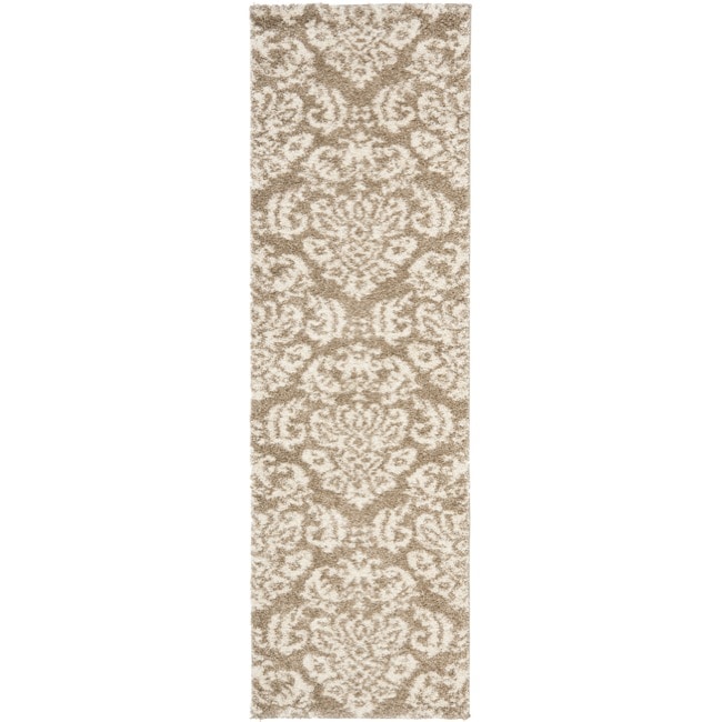 Ultimate Casual Beige Shag Runner Rug (23 X 7)