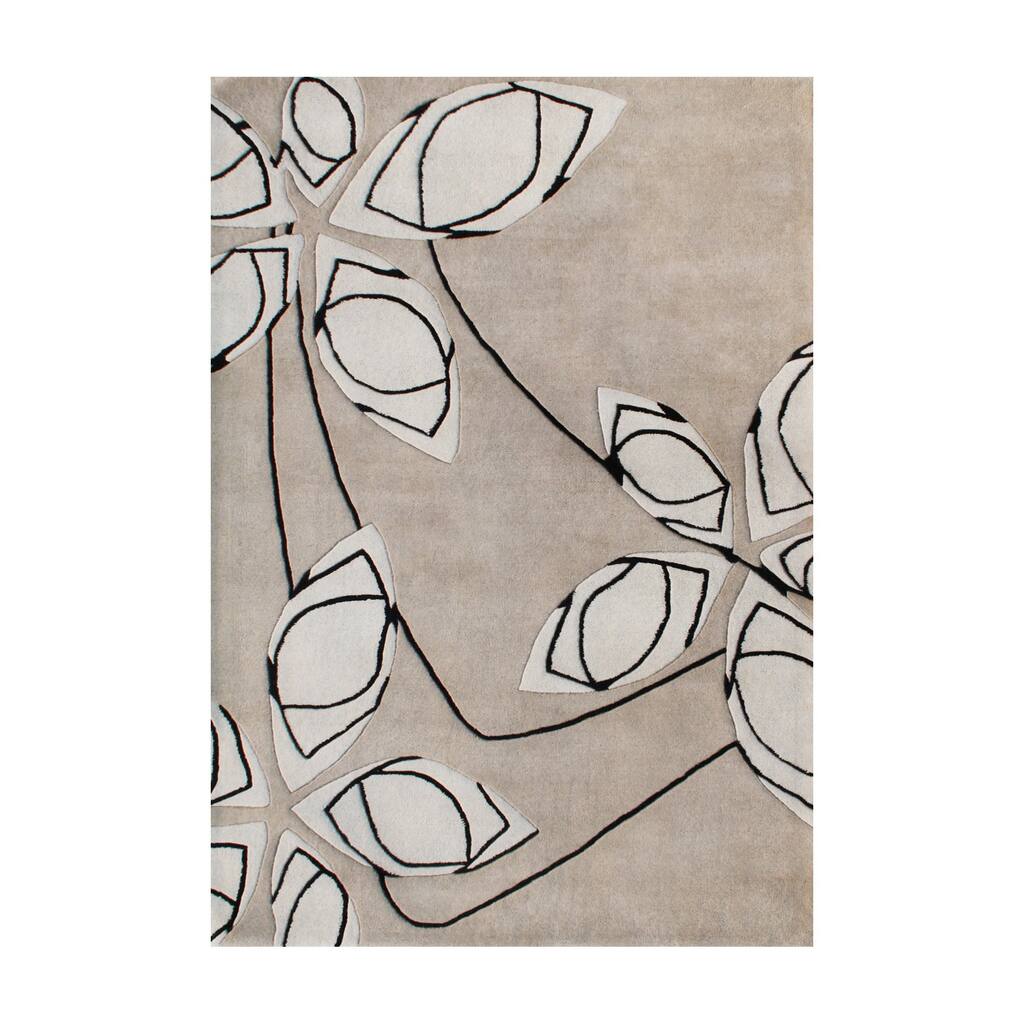 Alliyah Handmade Cuban Sand New Zealand Blend Wool Rug (8' x 10') - 8' x 10'