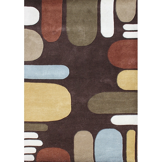 Hand tufted Alliyah Multi Colors New Zealand Blend Wool Rug (5 X 8)