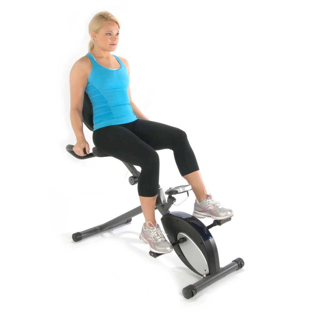 pro fitness folding exercise bike