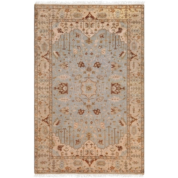 Hand-knotted Corringham Semi-worsted New Zealand Wool Area Rug - 9' x 13'