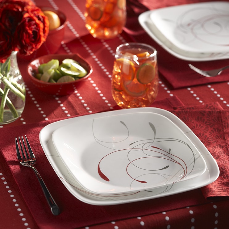 Splendor Round 12-piece Dinnerware Set, Service for 4