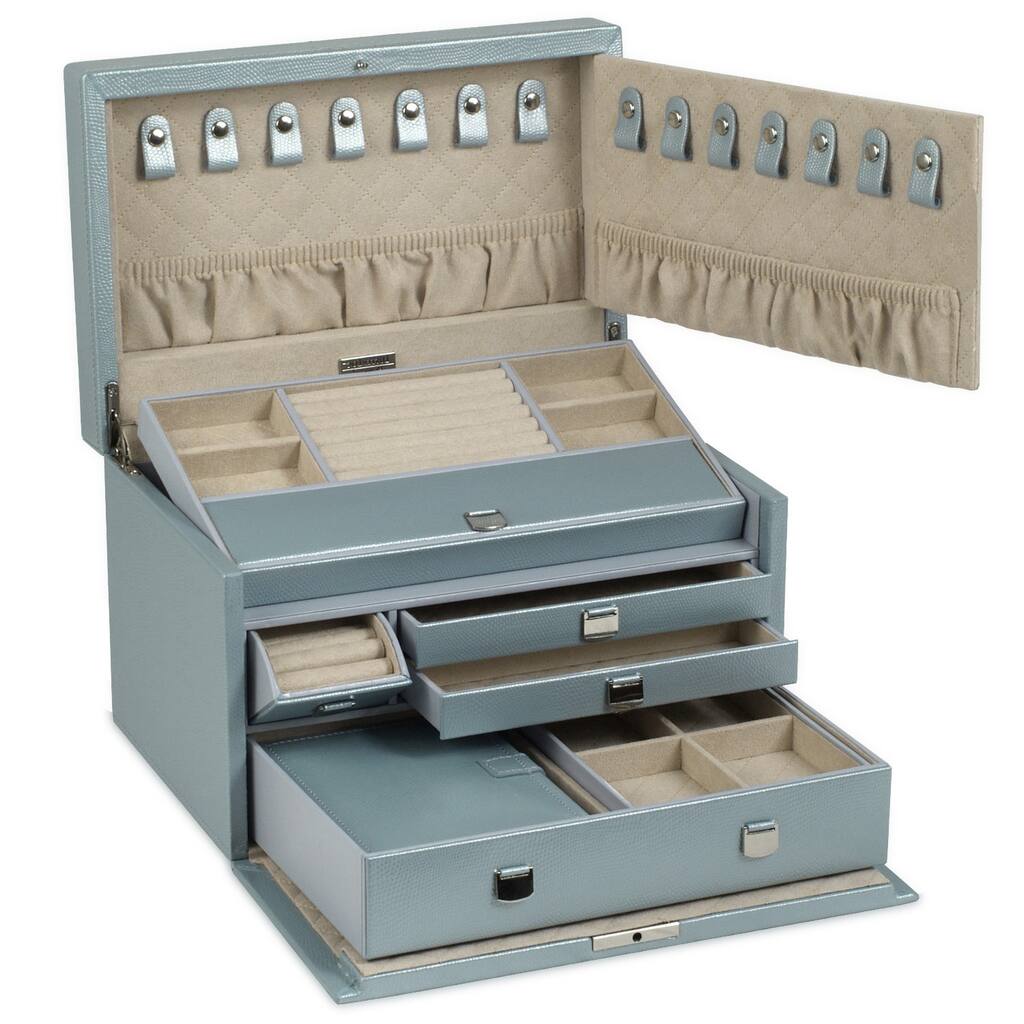 WOLF London Medium Leather Jewelry Case