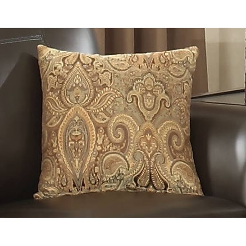 Louis Leather Upholstered 2 Piece Living Room Set