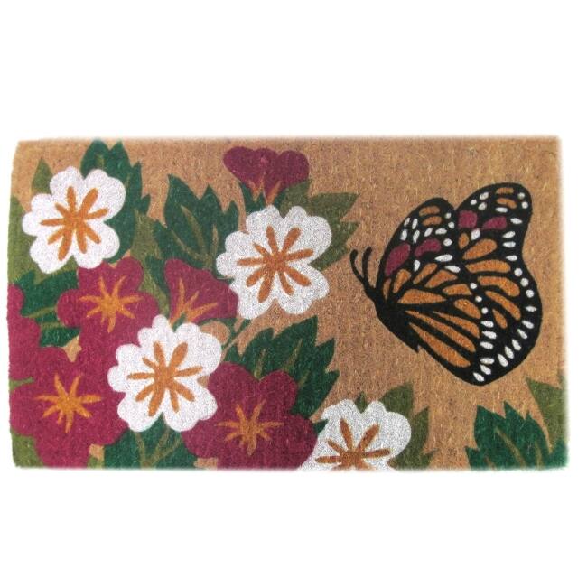 Butterfly Garden Door Mat - Door Mat