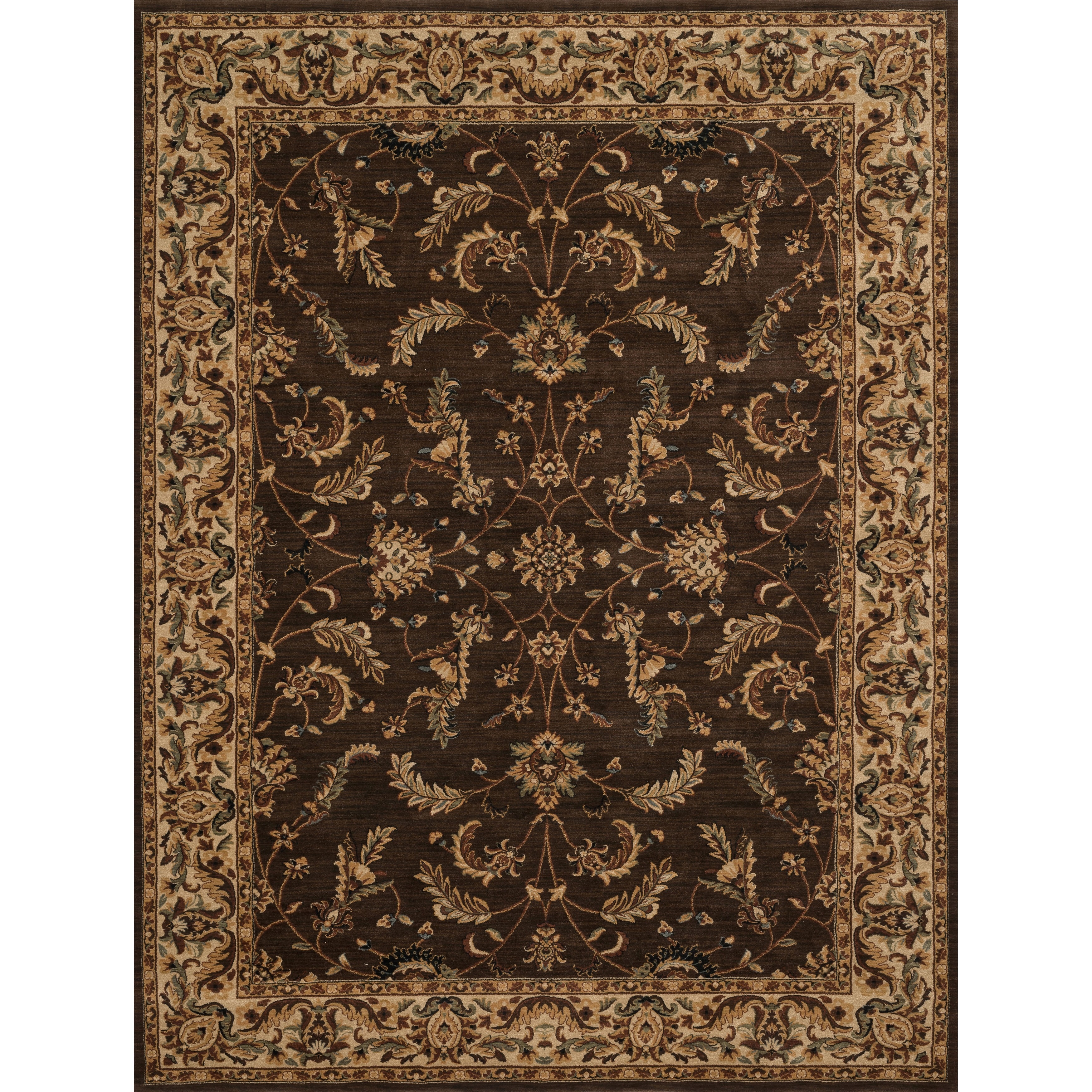 Dorchester Chocolate/ Beige Rug (77 X 105)