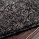 preview thumbnail 23 of 24, Hand-woven Raz Soft Plush Shag Area Rug (5' x 8') - 5' x 8' Carbon