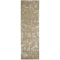 Safavieh Handmade Soho Taupe/ Light New Zealand Wool Rug (2'6 x 8') - 2'6 x 8'