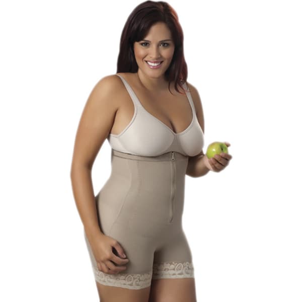 Co'Coon Women's Plus Size Thermal Zipper Girdle Panty