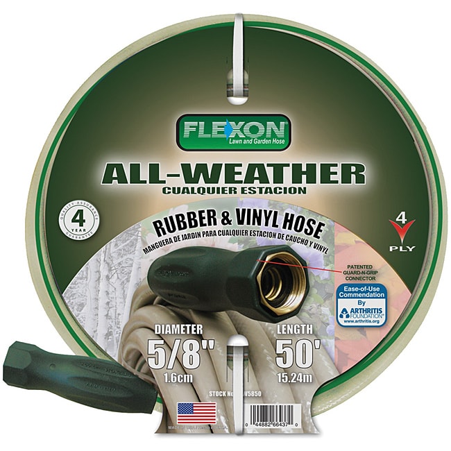 Flexon All Weather (0.625 X 50) Hose (GreenSize 50 feet 50 feet )