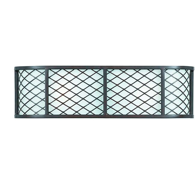 Triarch International Chainlink Bronze 2-light Bathroom Fixture