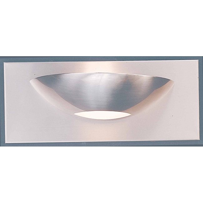 Triarch International Halogen Brushed Steel 1 light Bathroom Fixture