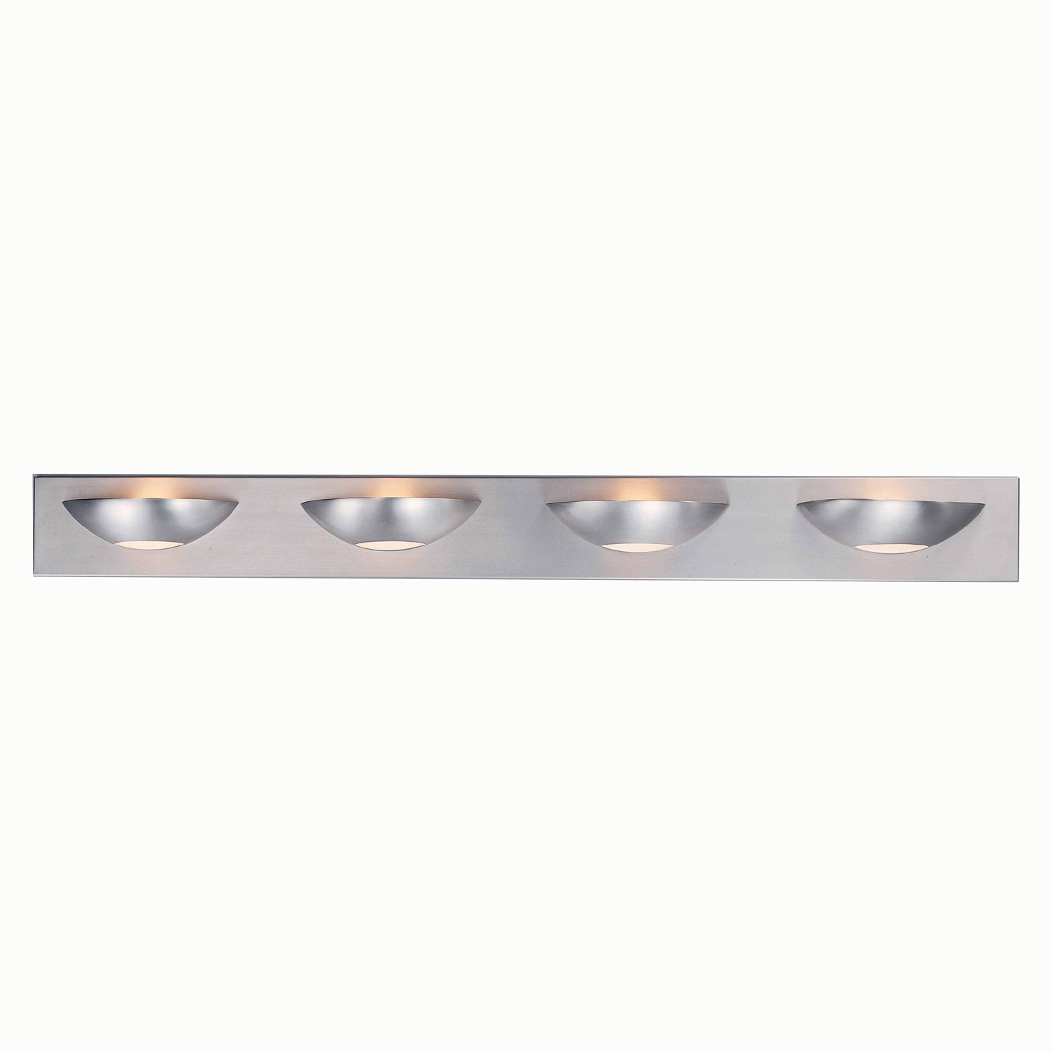 Triarch International Halogen Brushed Steel 4 light Bathroom Fixture