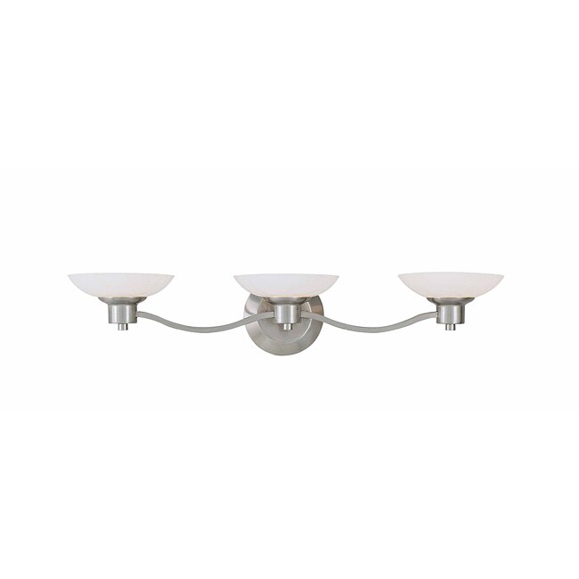 Triarch International Halogen VI Brushed Steel 3-light Fixture