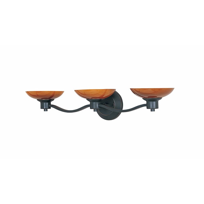 Triarch International Halogen Vi Oli Rubbed Bronze3 light Fixture