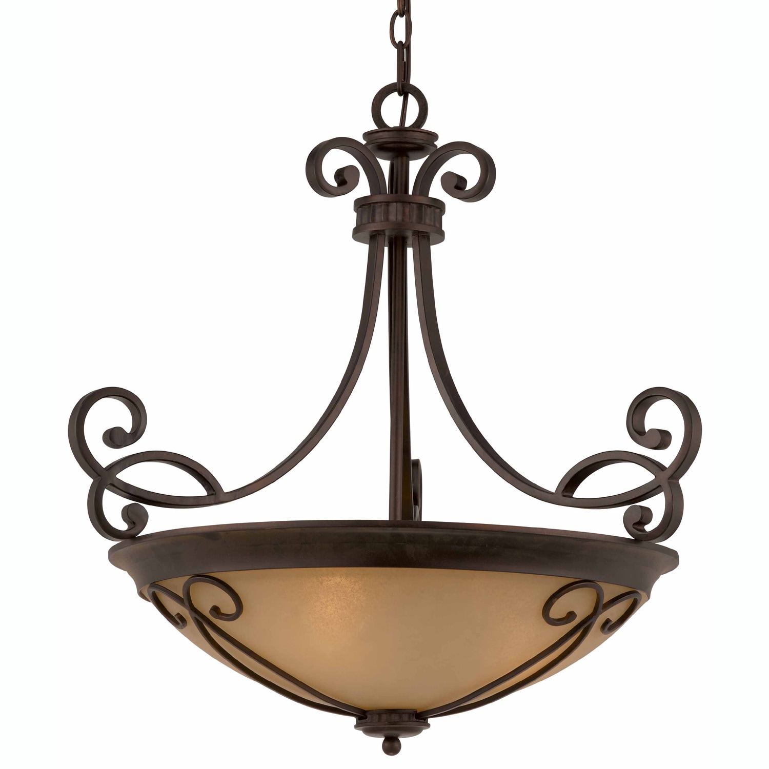 Triarch International Corsica 4 light English Bronze Pendant Chandelier