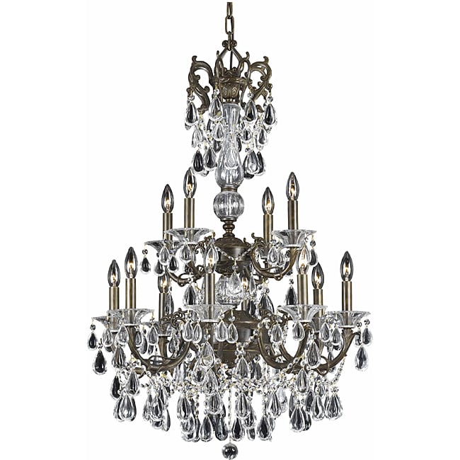 Triarch International Regal English Bronze12-light Chandelier