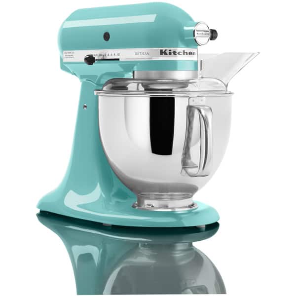 Shop Kitchenaid Ksm150psaq Aqua Sky 5 Quart Artisan Tilt Head