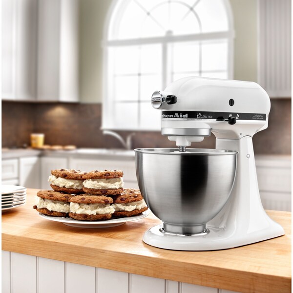 KitchenAid Classic Tilt-Head Stand Mixer outlet white