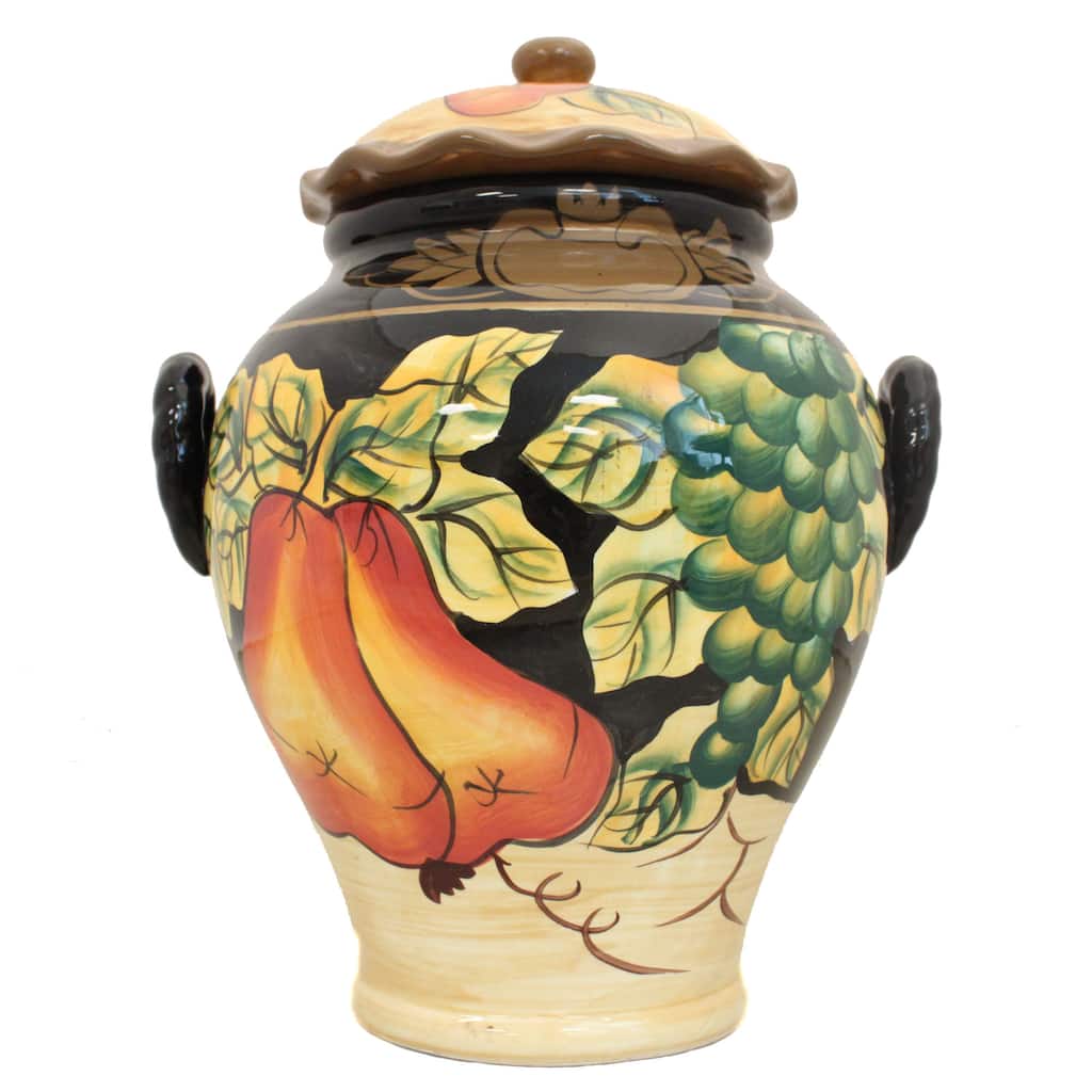 Casa Cortes Barcelona Collection Hand-Painted Cookie Jar