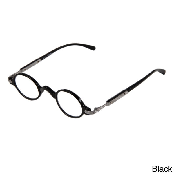 Hot Optix Unisex Retro Oval Plastic/ Metal Reading Glasses Hot Optix Reading Glasses