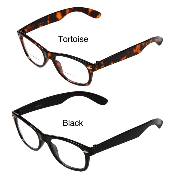 Hot Optix Mens Vintage inspired Full Frame Bi focal Reading Glasses