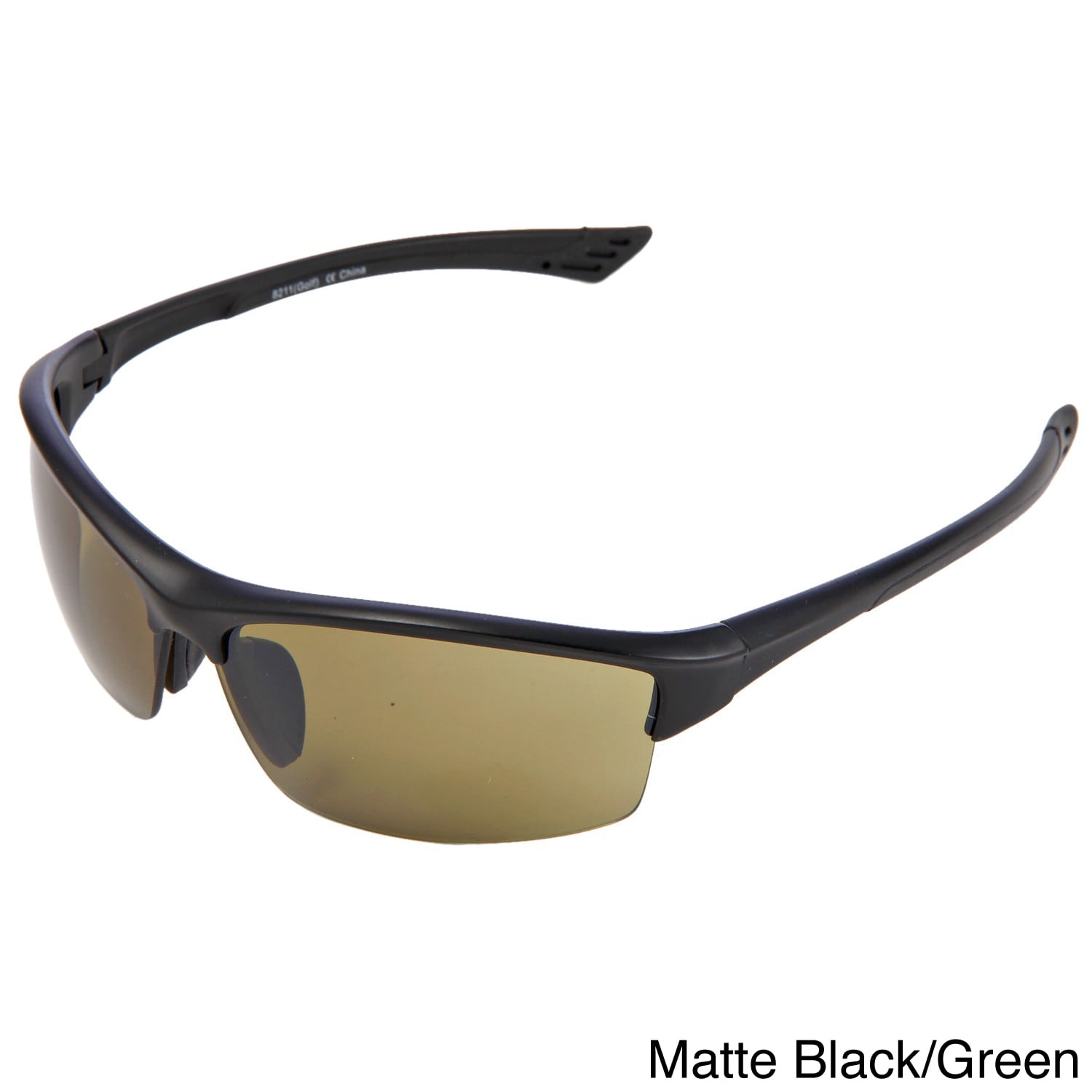 Hot Optix Golf High Contrast Semi Rimless Sport Sunglasses