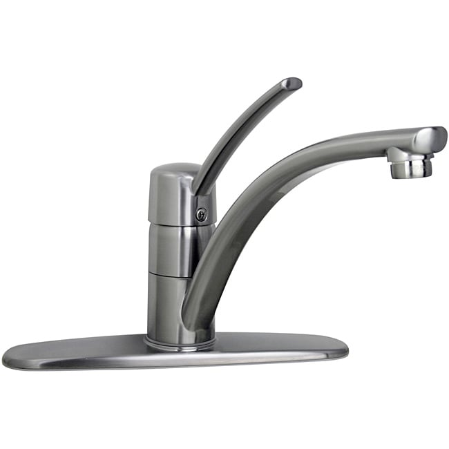 Price Pfister Parisa Single handle Counter mount Stainless steel Kitchen Faucet