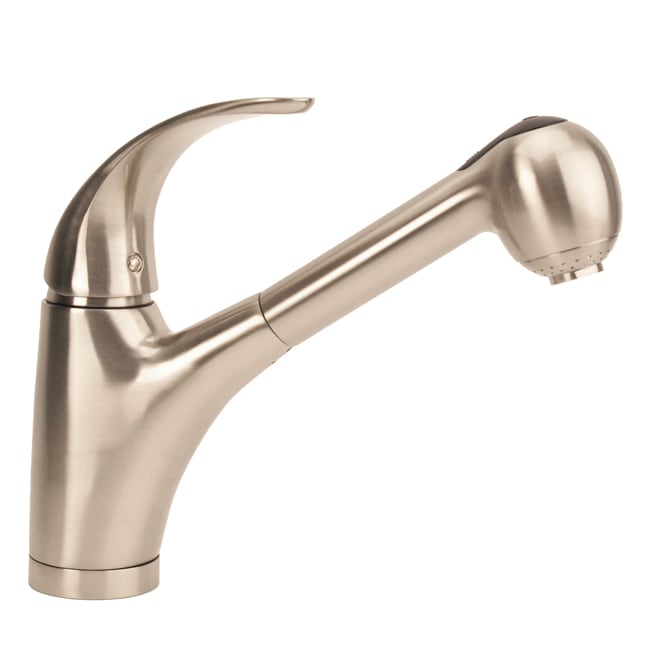 Modern Pull Out Brushed Nickel Faucet