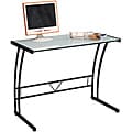 Single Bit Black Workstation Desk