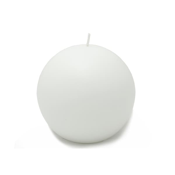 4-inch Ball Candles (Set of 2) - 4 x 4