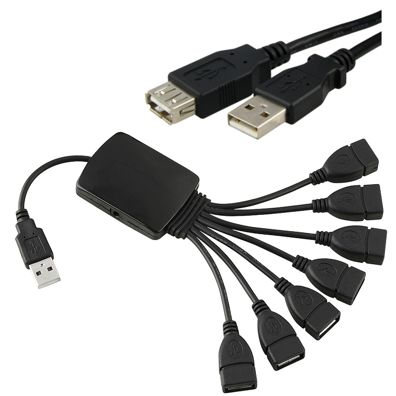 INSTEN 7-port Octopus USB Hub/ Extension Cable - Free Shipping On 
