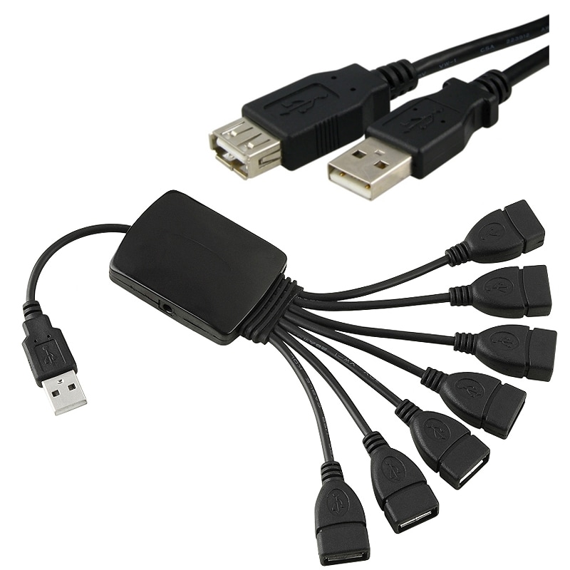 INSTEN 7-port Octopus USB Hub/ Extension Cable - 13997184 - Overstock ...