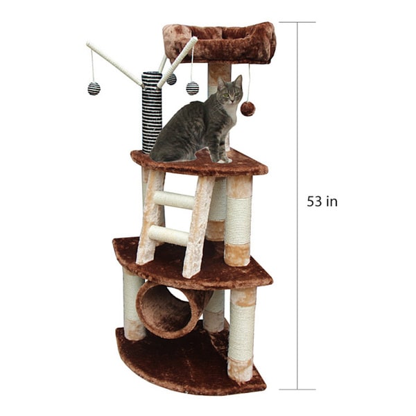 Cat tree kitty outlet mansions