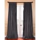 preview thumbnail 1 of 5, Exclusive Fabrics Natural Grey Velvet Blackout 96-Inch Curtain Panel - 50 x 96
