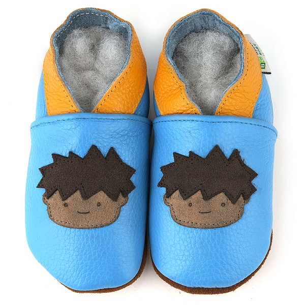 Shop Little Boy Soft Sole Leather SlipOn Baby Shoes Free Shipping On